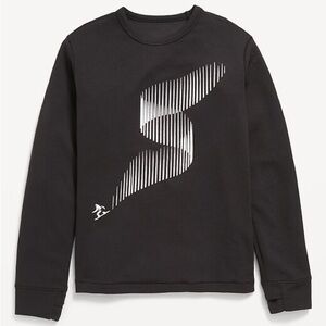 Old Navy Active Boys Black Long Sleeve Performance Shirt